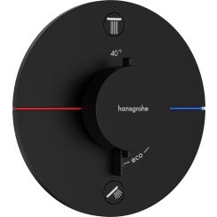 Hansgrohe ShowerSelect Comfort S Badewannen- und Duscharmatur Unterputz mit Thermostat schwarz 15554670