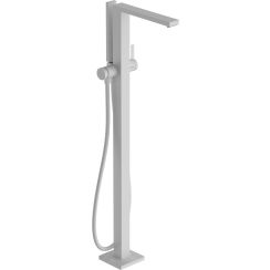 Hansgrohe Tecturis E Badewannen- und Duscharmatur freistehend weiß 73445700
