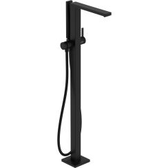 Hansgrohe Tecturis E Badewannen- und Duscharmatur freistehend schwarz 73445670