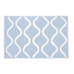 Kleine Wolke Piana Badteppich 65x55 cm rechteckig blau 9180746539