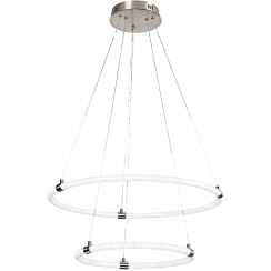Rabalux Irelia Pendelleuchte 2x55 W chrom-satin 72009