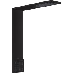 Axor ShowerComposition Kopfbrause mit Brausearm 42.4x11 cm rechteckig schwarz 12593670