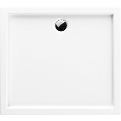 Schedpol Caspar Rechteckige Duschwanne 90x80 cm weiß 3.243