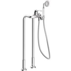 Tres Clasic-Tres Badewannen- und Duscharmatur freistehend chrom 24219402