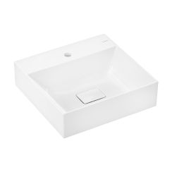 Hansgrohe Xevolos E Waschbecken 50x48 cm rechteckig Aufsatzwaschbecken weiß matte 61090450