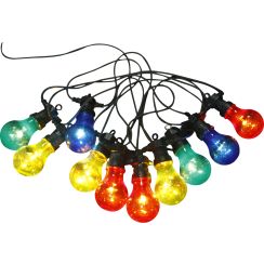 Globo Lighting Nirvana Außenlichterkette x4.2 W schwarz-mehrfarbig 3400S