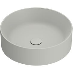 Catalano Zero Waschbecken 45x45 cm rund Aufsatzwaschbecken grauer Stein matte 0123450023