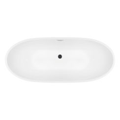 Set Freistehende Badewanne Oltens Folda 12010000, Verschlusskappe Oltens 09002300