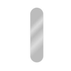 Baltica Design Tiny Border Pastille Spiegel 50x110 cm oval weiß 5904107924304