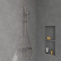 Set Duscharmatur Villeroy & Boch Universal Taps & Fittings TVS00001800061, Duschset Villeroy & Boch Verve Showers TVS10900700061