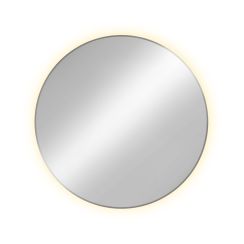 Baltica Design Tiny Border Bright Spiegel 80x80 cm rund mit Beleuchtung silber 5904107910796
