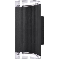 Kaja Prima Außenwandleuchte 2x28 W schwarz K-8204