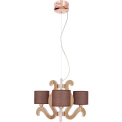 Candellux Ambrosia Pendelleuchte 3x40 W kupfer 33-33888