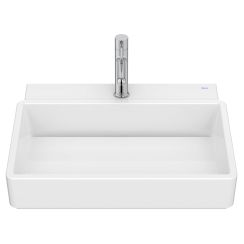 Roca Tura Waschbecken 55x43 cm rechteckig Aufsatzwaschbecken weiß glanz A327693000