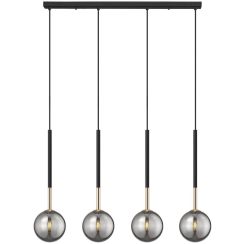Zuma Line Arcturus Pendelleuchte 4x4 W schwarz-gold P0574-04D-SDFZ