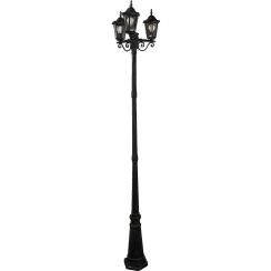 Goldlux Liguria Stehleuchte für den Außenbereich 3x20 W schwarz 313423