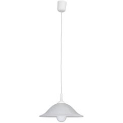 Rabalux Alabastro Pendelleuchte 1x60 W weiß 3905