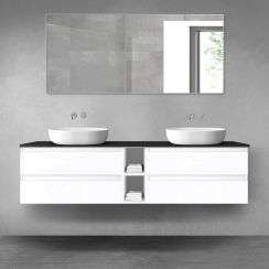 Set Badschrank Oltens Vernal 60003000, Waschtischplatte Oltens Vernal 63009300, 60021000