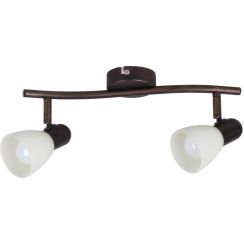 Rabalux Soma Deckenlampe 2x40 W braun-cremig 6592