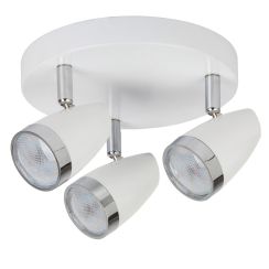 Rabalux Karen Deckenlampe 3x4 W weiß-chrom 6668