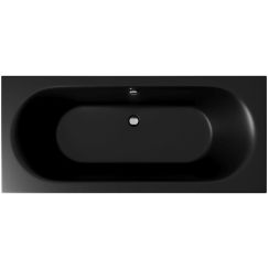 Excellent Oceana Schlanke rechteckige Badewanne 170x75 cm schwarz WAEX.OCE17BLMS