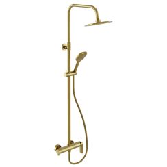 Excellent Clever 2.0 duschset Wand mit Regenbrause gold AREX.4181GB