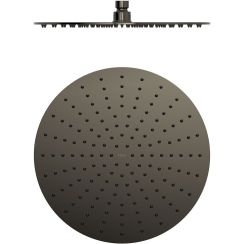 Tres Kopfbrause 30x30 cm rund schwarz 134315010KM
