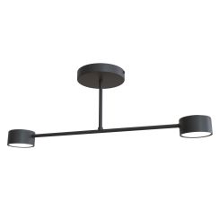 Emibig Halo Deckenlampe 2x10 W schwarz 1355/2
