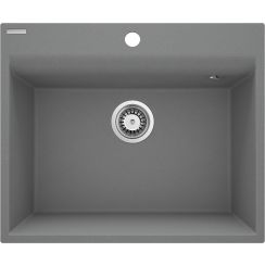Deante Corio Granitspüle 60x50 cm grau/graphit/onyx ZRC_S10A