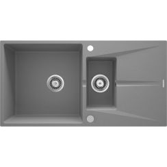 Deante Corio Granitspüle 97x50 cm grau/graphit/onyx ZRC_S513