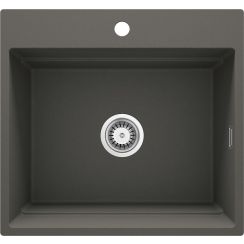 Deante Magnetic Granitspüle 56x52 cm grau/graphit/onyx ZRM_T10A