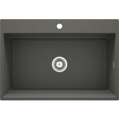 Deante Magnetic Granitspüle 76x52 cm anthrazit ZRM_T10B