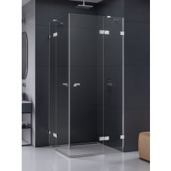 New Trendy Eventa Duschkabine 110x110 cm quadratisch chrom Glanz/durchsichtiges Glas EXK-4546