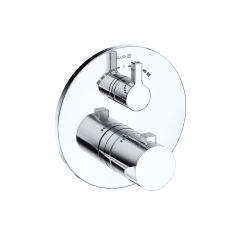 Kludi Nova Fonte Puristic Badewannen- und Duscharmatur Unterputz mit Thermostat chrom 208100515