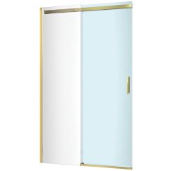 Excellent Rols Duschtüren 100 cm Schiebe- gold Glanz/durchsichtiges Glas KAEX.2612.1000.LP1/2.GL