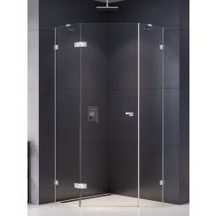 New Trendy Eventa Duschkabine 90x90 cm chrom Glanz/durchsichtiges Glas EXK-4613