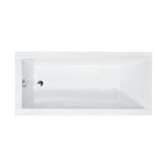 Besco Modern Rechteckige Badewanne 120x70 cm weiß #WAM-120-MOBESAFE