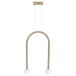 MaxLight Enigma Pendelleuchte 2x2 W gold P0514