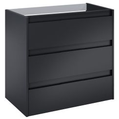 Roca Alpine Badschrank 78.5x45.2x74 cm Unterschrank hängend schwarz A857868532