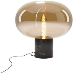 MaxLight Moonstone Tischlampe 1x7 W schwarz-bernstein T0058