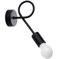 Sollux Lighting Levar Wandleuchte 1x15 W schwarz SL.1454