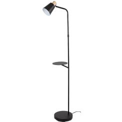Rabalux Azim Stehlampe 1x40 W schwarz-holz 74229