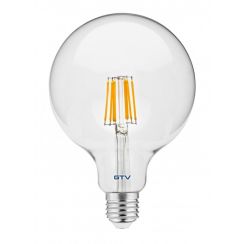 GTV LED-Glühbirne 1x8 W 3000 K E27 LD-G125FLE8-30