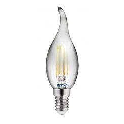 GTV LED-Glühbirne 1x4 W 1800 K E14 LD-C35FP4-18L