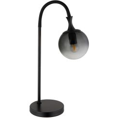 Globo Lighting Dalton Tischlampe 1x10 W schwarz-verraucht 15885T