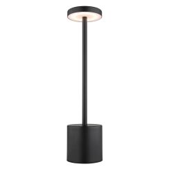 Globo Lighting Polina Tischlampe 1x1.2 W weiß-schwarz 21019B