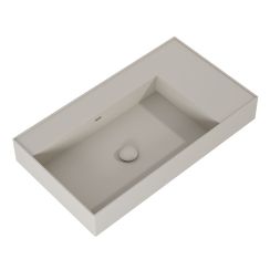 Elita Level Waschbecken 80.5x45.5 cm rechteckig Klassisch braun/beige matte RE041461177020