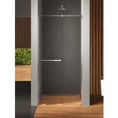 New Trendy Smart Duschtüren 120 cm Schiebe- chrom Glanz/durchsichtiges Glas EXK-6579