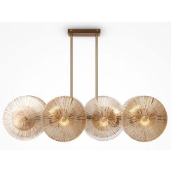 Maytoni Aster Pendelleuchte x40 W gold MOD007PL-08G1