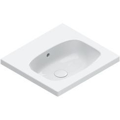 Catalano Alvea Waschbecken 50x46 cm rechteckig Klassisch-Möbel weiß glanz 0620500001